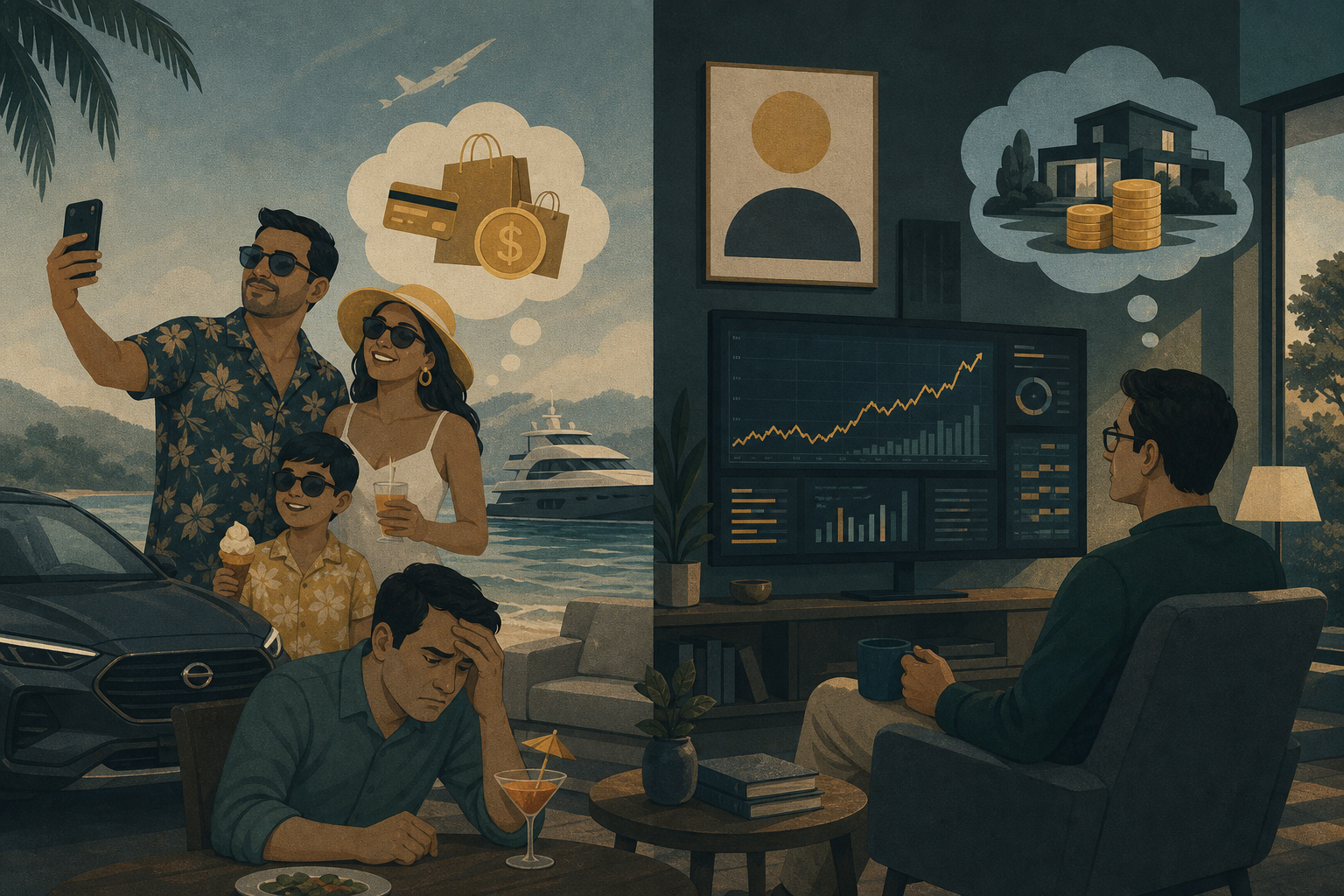 The Hidden Math of Happiness: Why the Middle Class Stays Anxious and How the Truly Wealthy Live